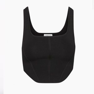 Aritzia Babaton Sculpt Knit bustier tank